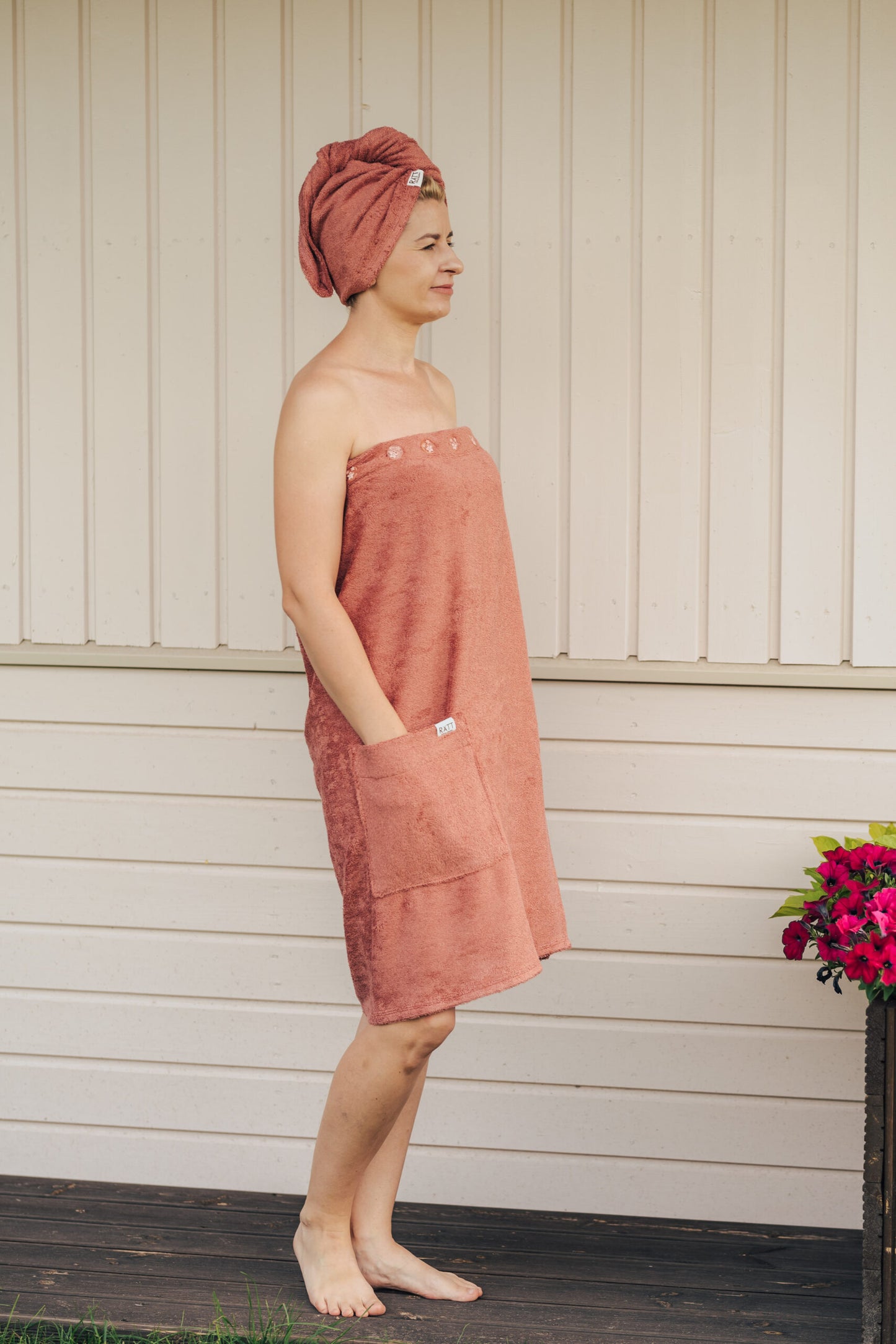 Spa Wrap for Women -  Bamboo Terry