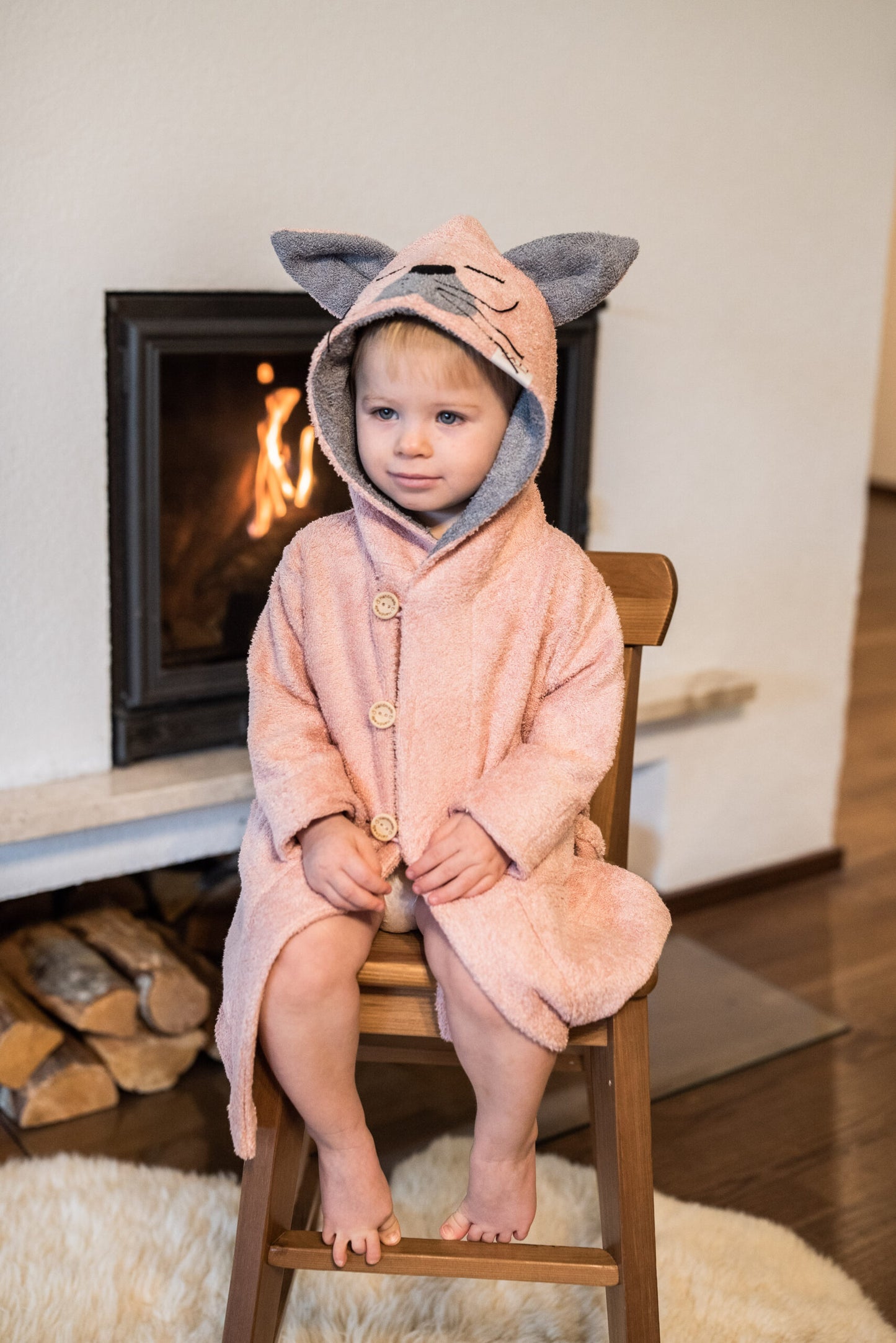 Bamboo Terry Bathrobe CAT - For TODDLERS (Size 82/86-116)