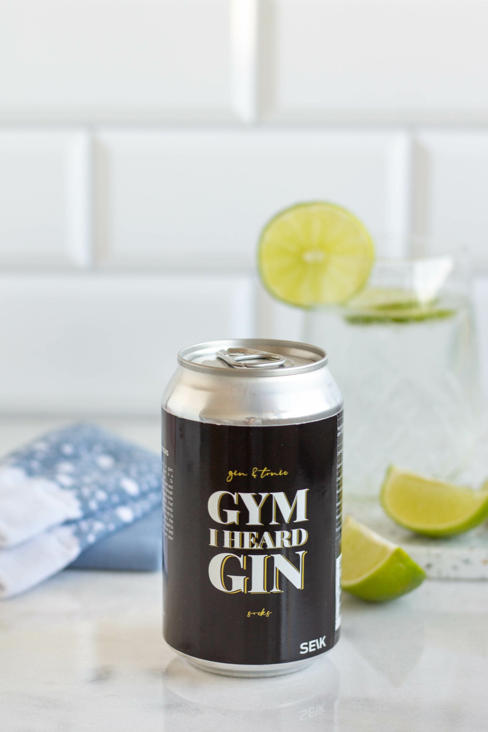 Gym? I heard Gin! - Gin & Tonic sokid (suurus 40-46)