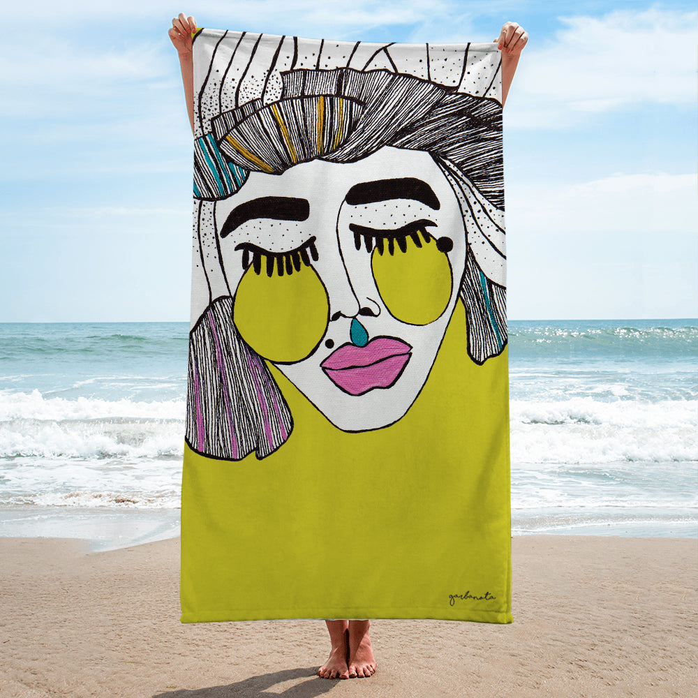 Towel Veronika - Yellow